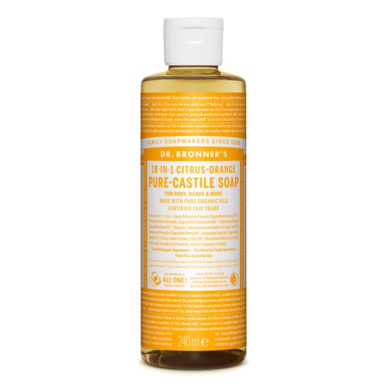 Dr bronners limone arancio il posto bio