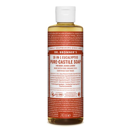 Dr Bronners eucalipto sapone liquido il posto bio
