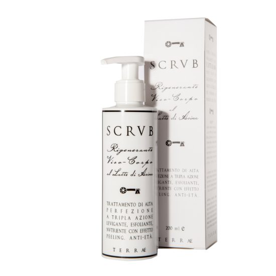 Terrae scrub viso corpo il posto bio