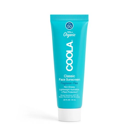 Lozione viso SPF50 senza profumo